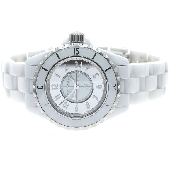 CHANEL J12 Mirror H4861 33MM Mirror/White Dial Quartz Ladies Watch_874530 - Picture 6 of 7